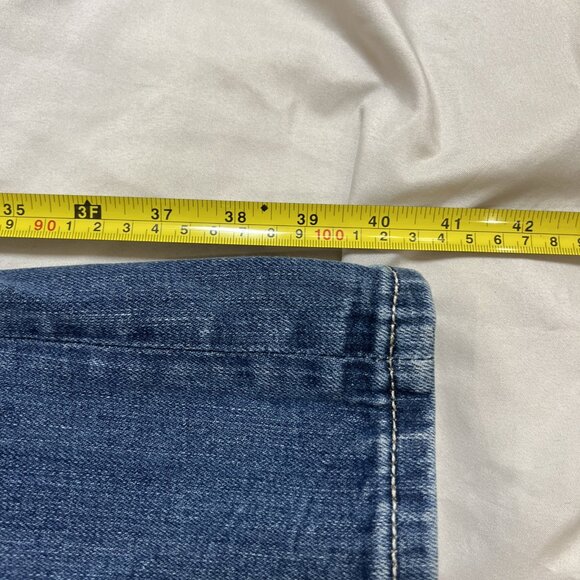 MISS ME Jeans Womans 26 Blue Low Rise Boot Cut Rhinestone Western Y2K - Picture 12 of 13